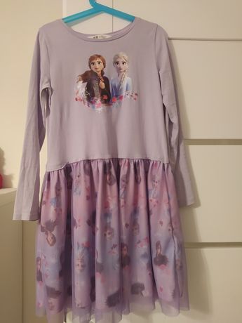 Sukienka dla dziewczynki H&M 134/140
