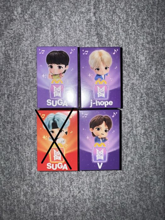 TinyTAN BTS × Mcdonalds. Happy meal TinyTAN BTS Mcdonalds