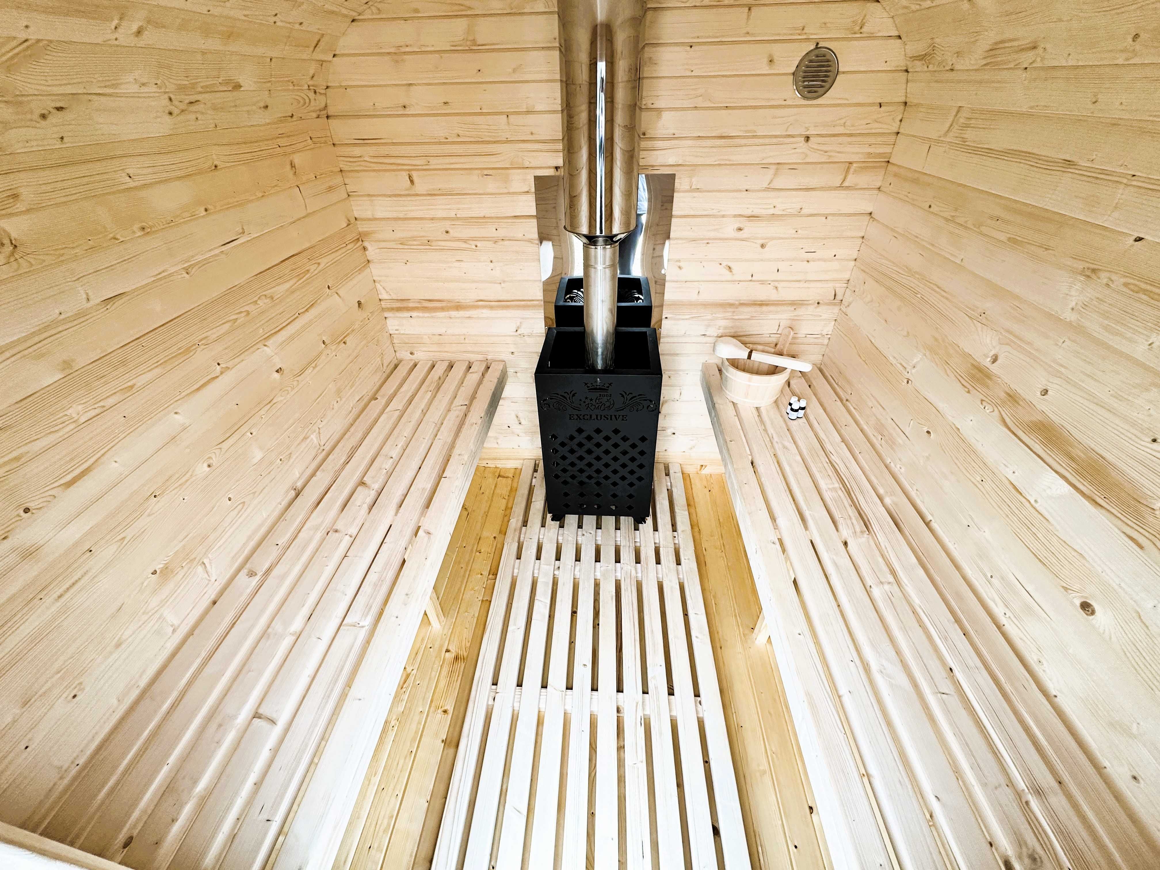 Sauna Cube Kwadro Kwadratowa Beczka 2m Dowolna Konfiguracja