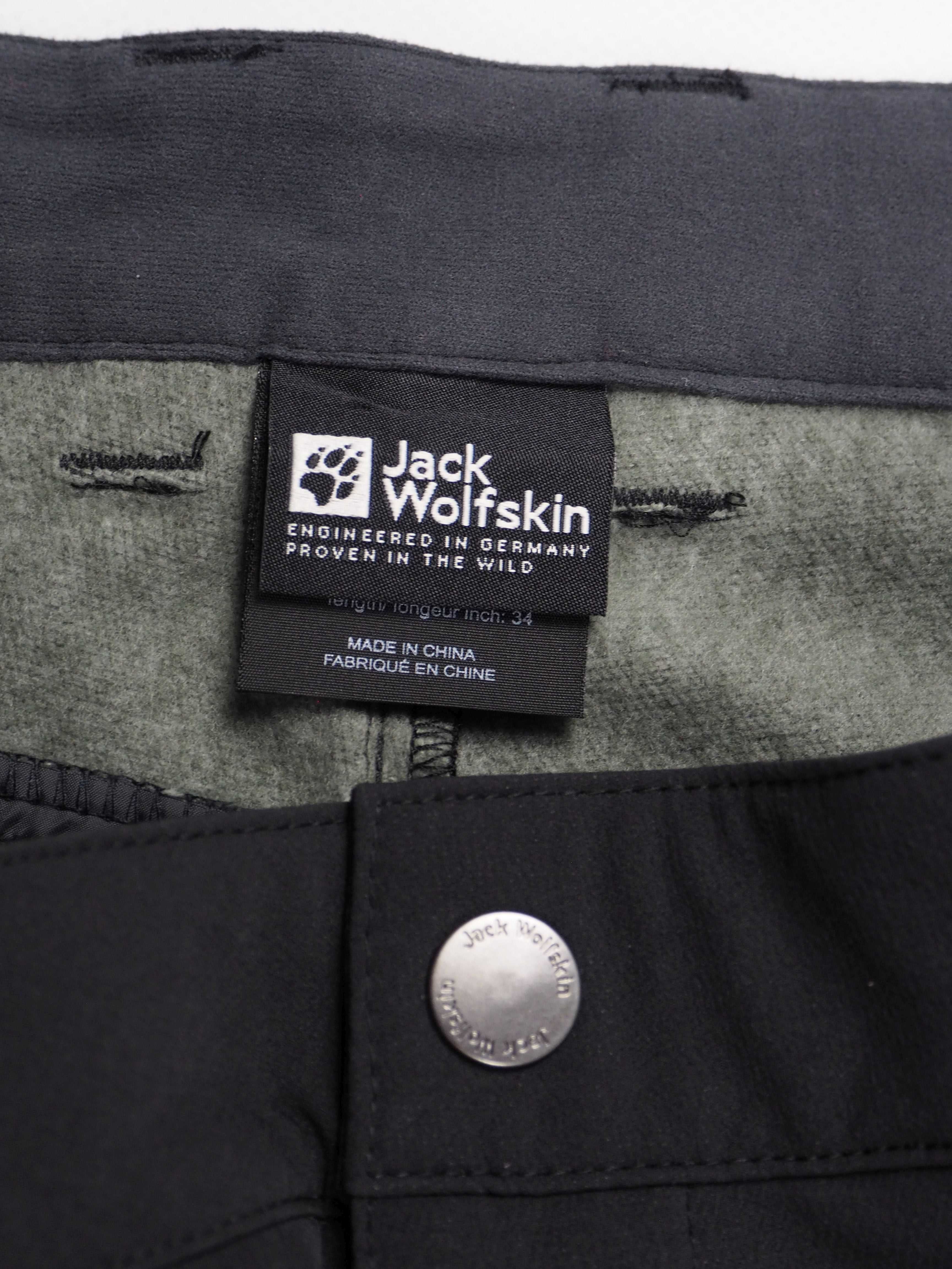 Jack Wolfskin para  męskie spodnie softshellowe r 56 nowe