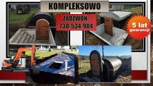 Betonowa piwniczka ogrodowa bunkier ziemianka spiżarka piwnica schron