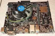 Płyta ASUS H110M-K + Intel Core i5-7400 + ssd 256GB + hdd 500GB
