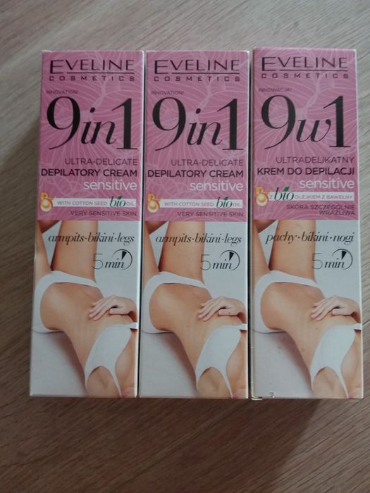 Krem do depilacji Ultradelikatny 9w1 pachy bikini nogi w 5min