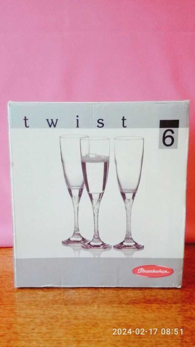 Фужеры бокалы для шампанского набор