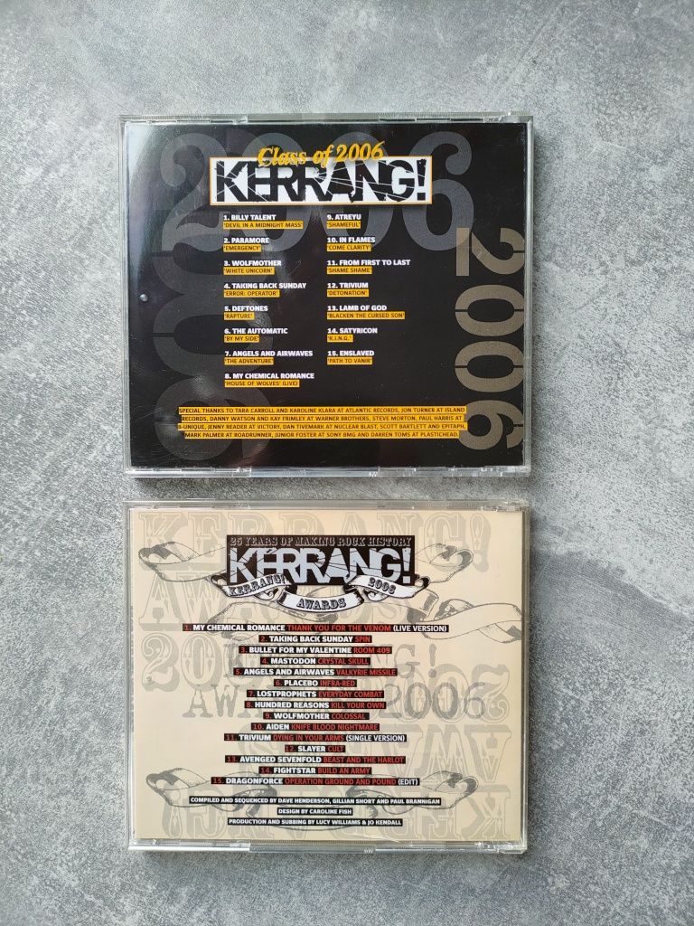 CD X2 KERRANG 2006 Oryginalne jak NOWE  płyty kompaktowe