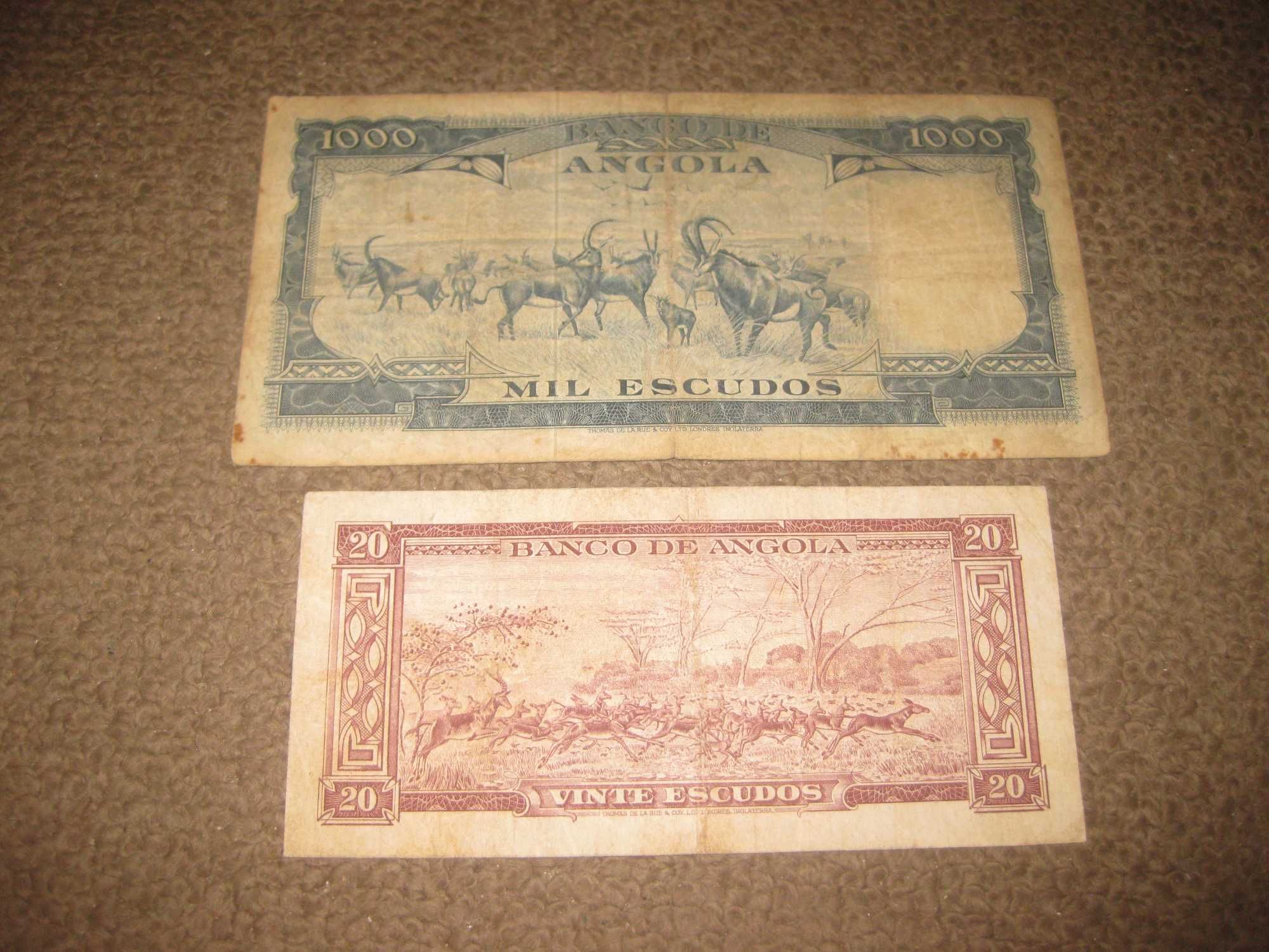 Set de 2 Notas de Angola