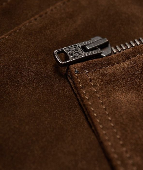 Чоловіча преміальна замшева куртка superdry curtis