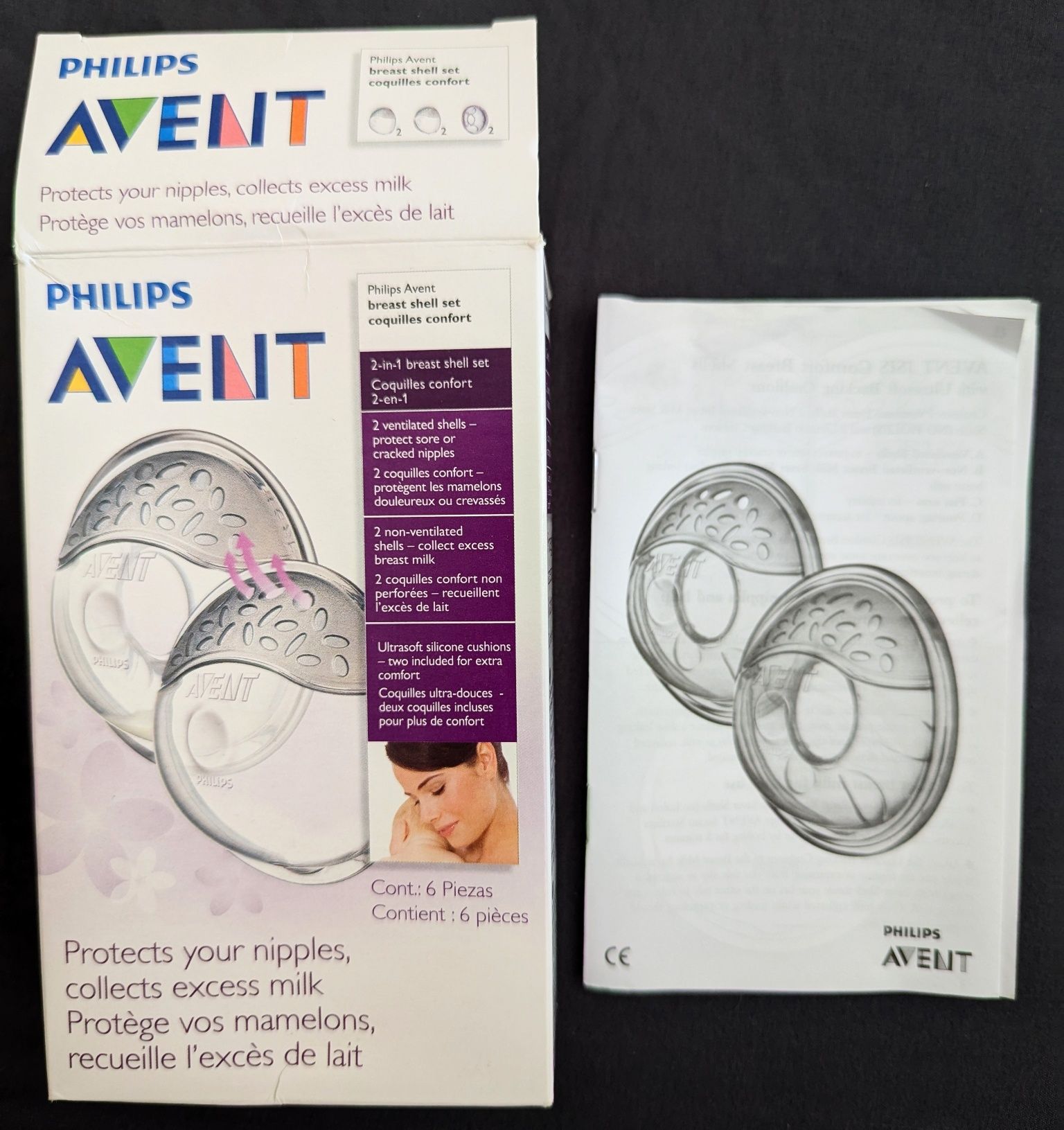 Zestaw muszli laktacyjnych Philips Avent