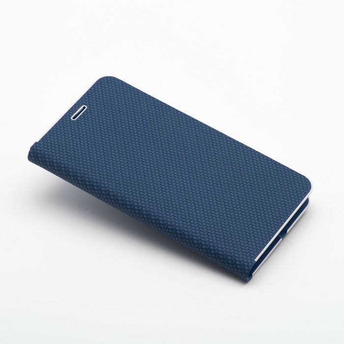 Kabura LUNA Book Carbon do SAMSUNG S25 Edge niebieski