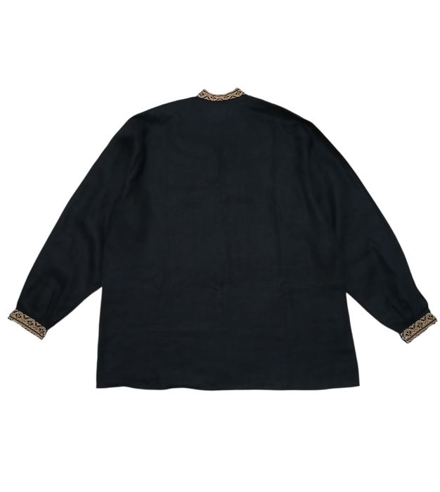 Вишиванка чоловіча чорна 100% льон