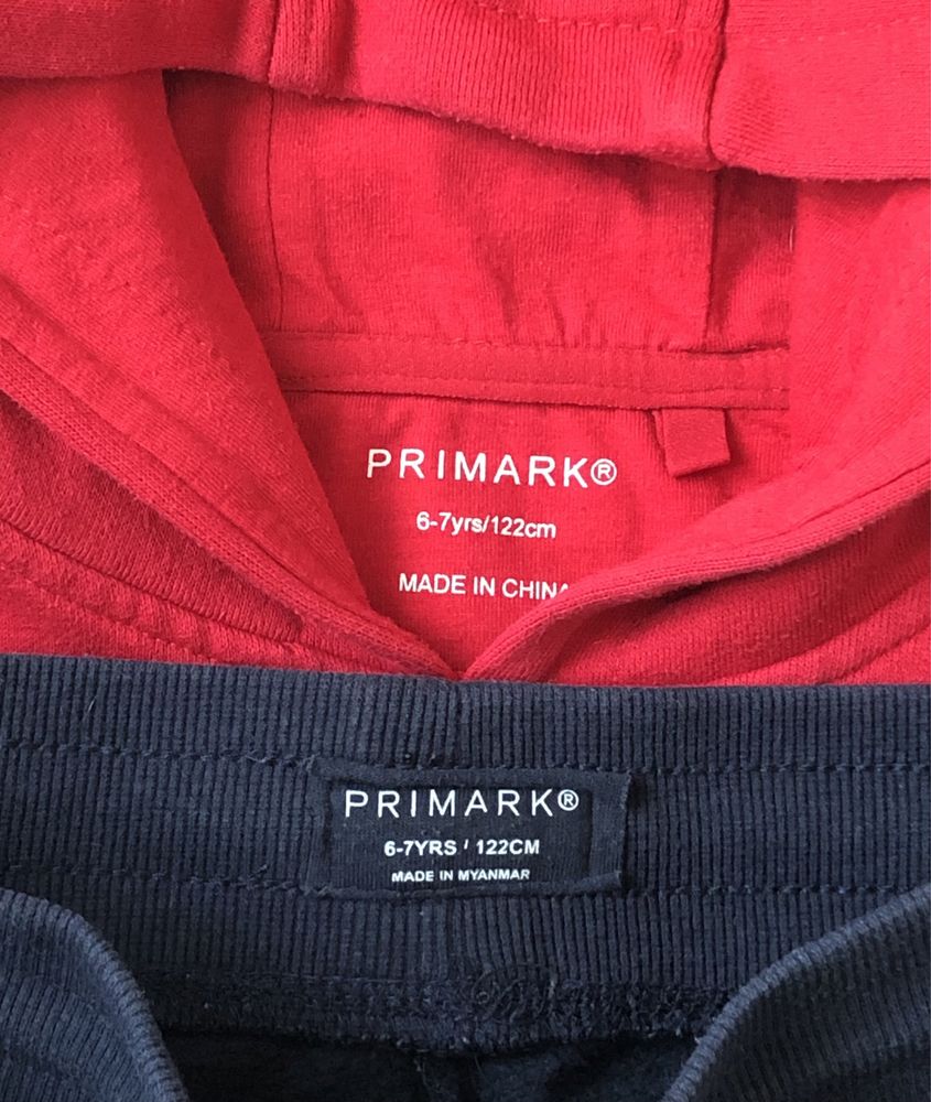 Фирменный спортивный костюм Primark для мальчика, 6-7 лет