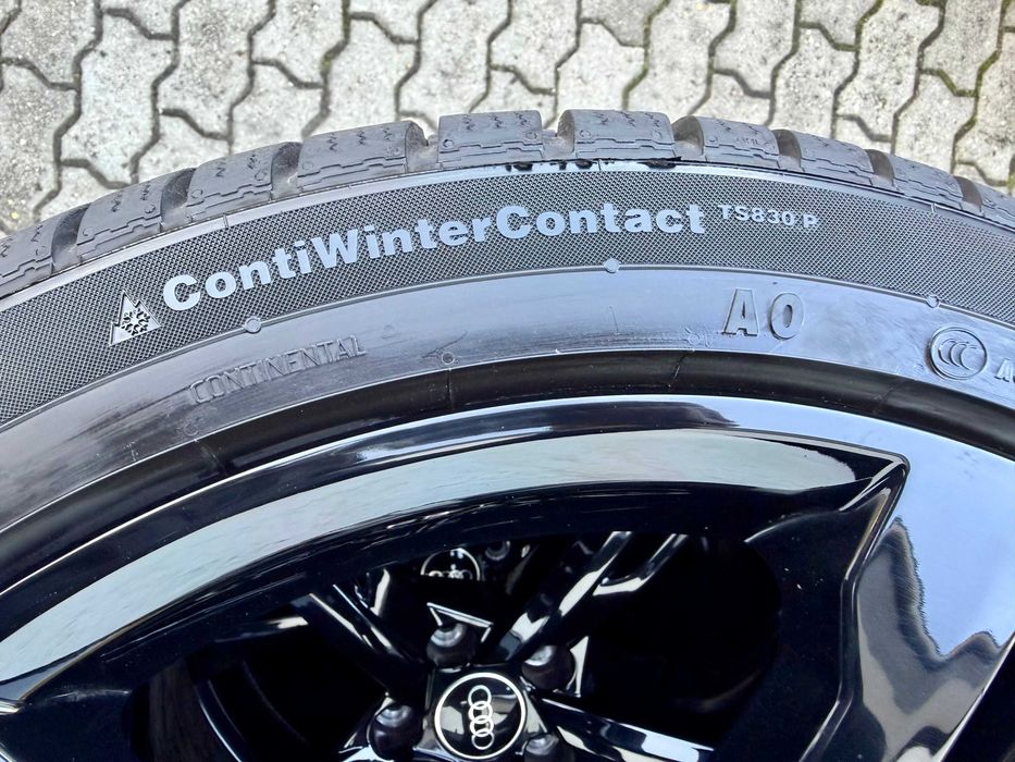 Alufelgi AUDI A5 S5 S-Line B9 8W0 Oryginalne 19 Zimowe Czarne JAK NOWE