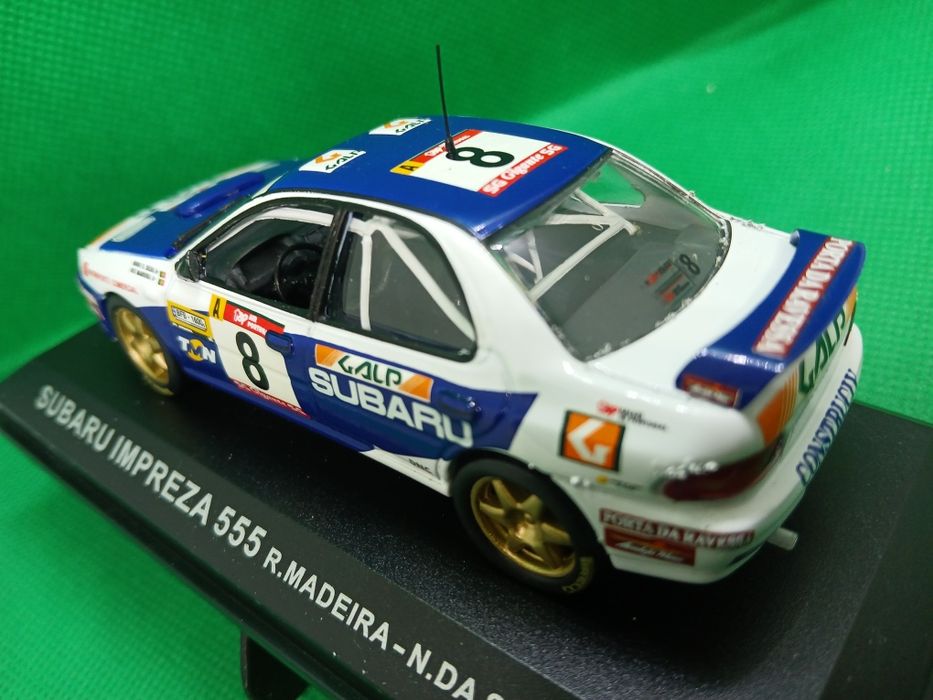 Miniaturas 1/43 Mitsubishi e Subaru Rui Madeira Rally  de Portugal