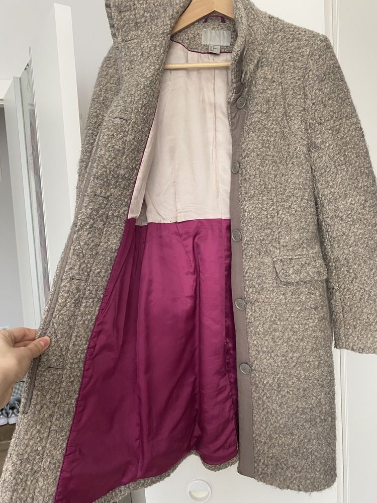 Welniany plaszcz H&M