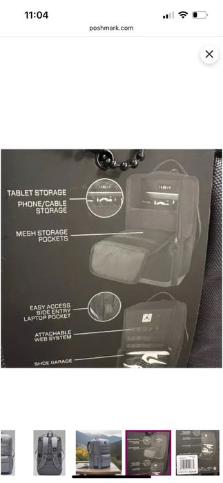 Plecak Jordan Collectors BACKPACK, szary, nowy, XXL