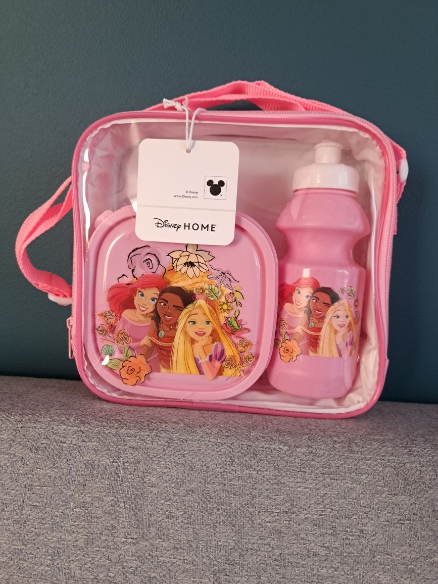 Zestaw śniadaniowy Torba pojemnik butelka disney home lunch box girl