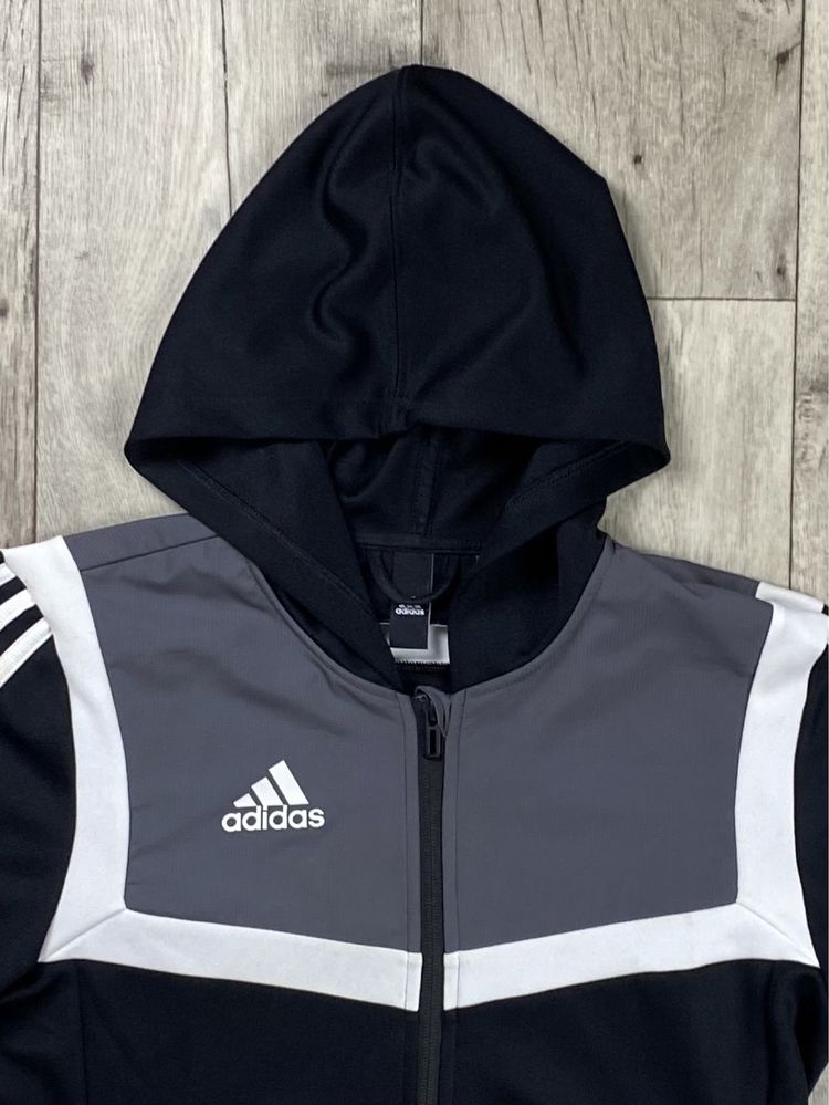 Adidas climalite кофта олимпийка XS размер спортивная чёрная оригинал