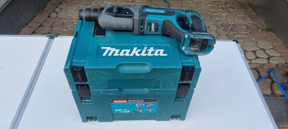Zestaw Makita Lxt 18v 2xWkretarka+szlifierka+2 aku+3ładowarki+2skrzyn