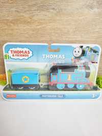 Ciuchcia lokomotywa z wagonem napęd Tomek Fisher-Price Thomas 3+