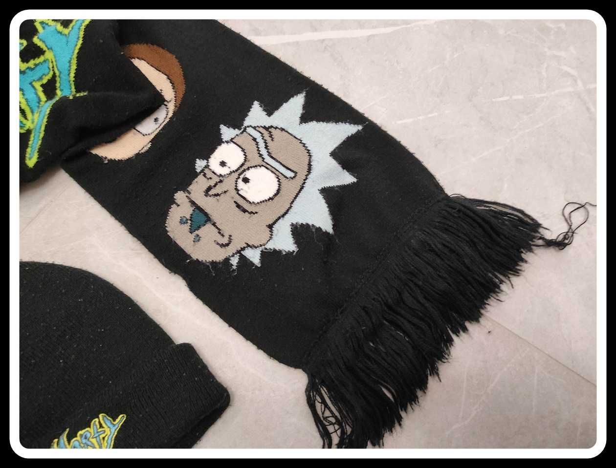 Rick and Morty zimowy komplet: czapka + szalik