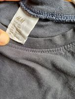 Szara bluzka 86 z długim rękawem h&m