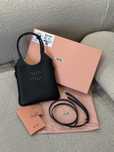 Torebka Miu Miu mini ivy black