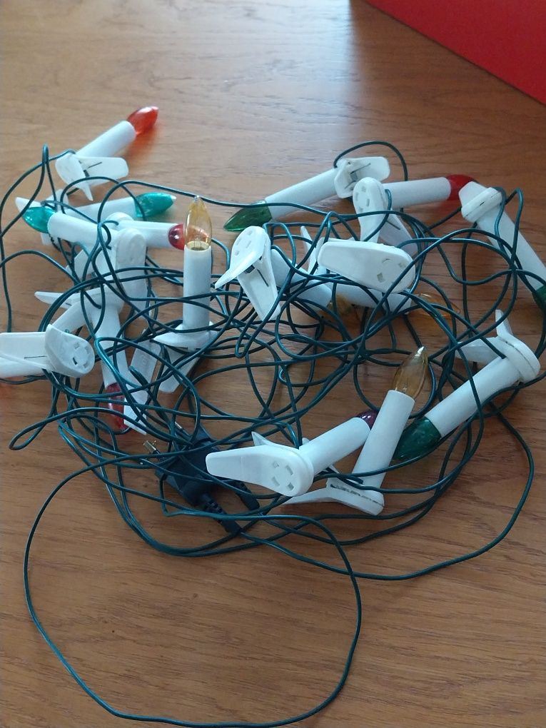Lampki choinkowe PRL