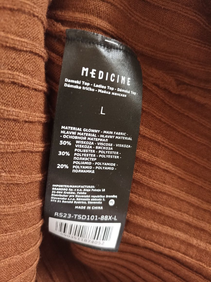 Medicine t-shirt półgolf rozmiar L