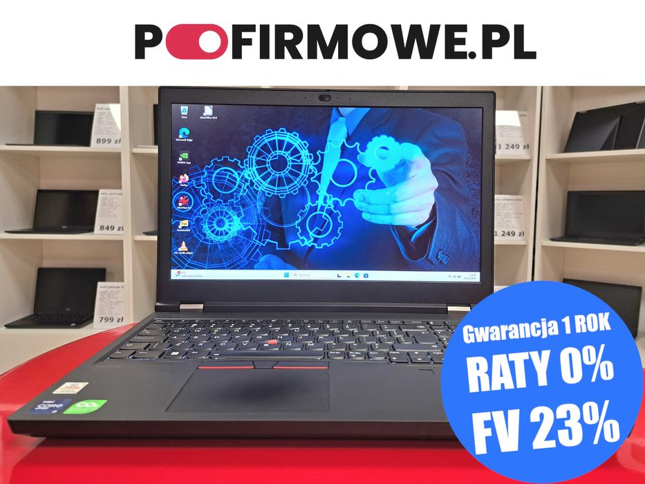 Potężny Lenovo ThinkPad T15 G2 i9-11950h 64GB/1TB SSD 4K RTX 3080 16GB