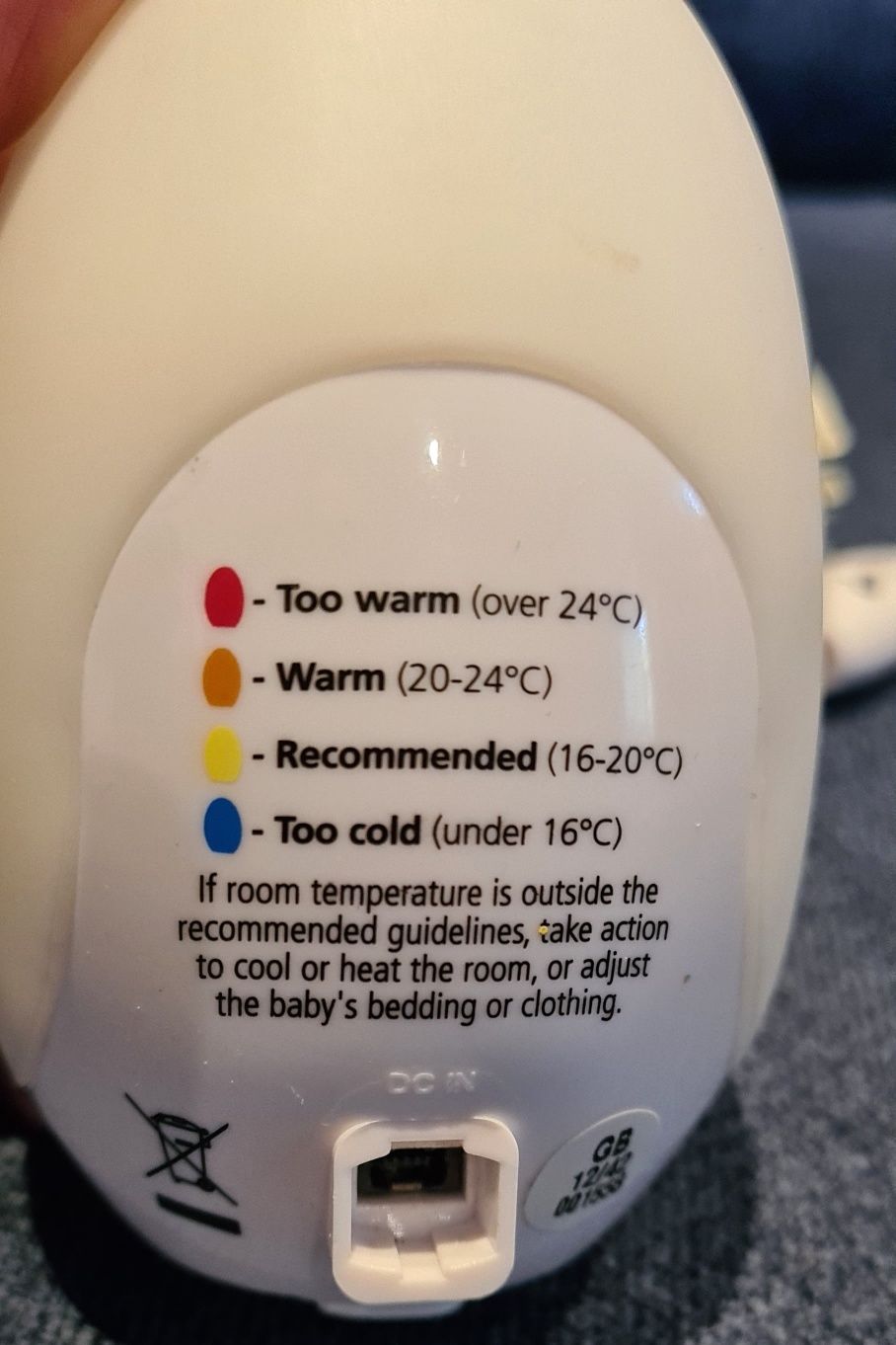 Termometr dla dzieci do pokoju Gro Egg