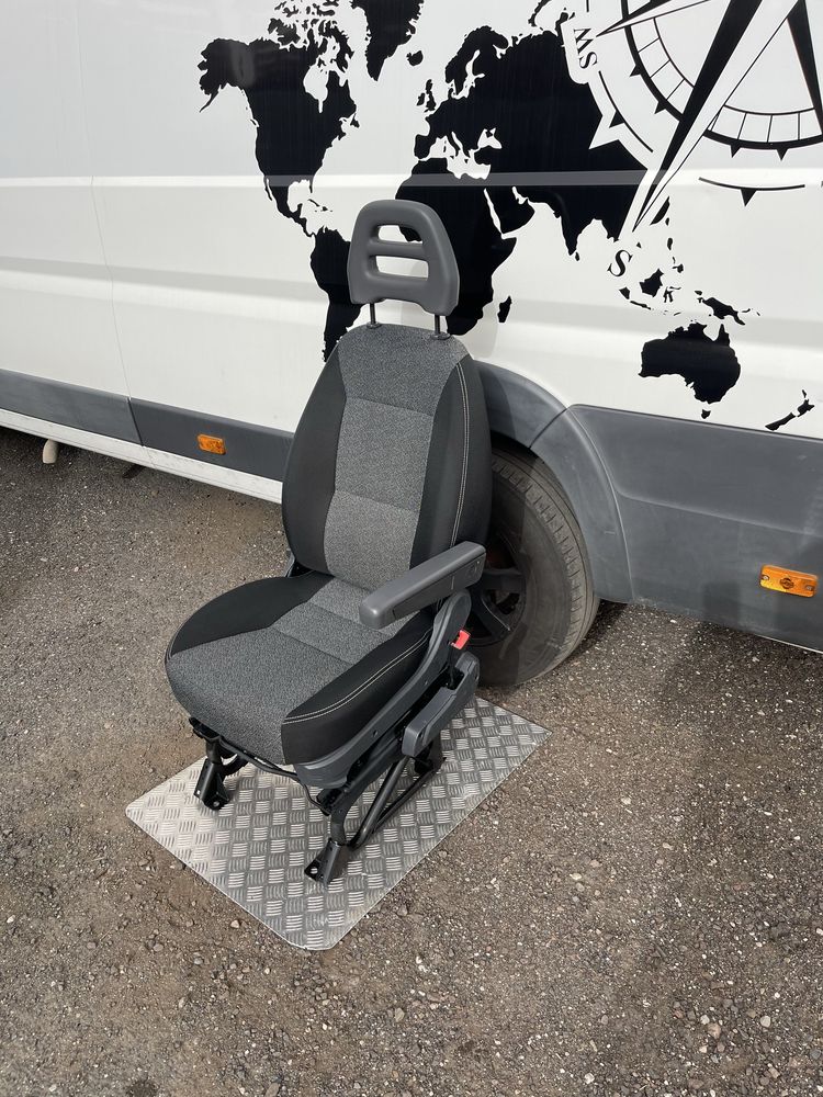 FOTEL POJEDYNCZY PASAŻERA, KAMPER , ducato jumper boxer 2006r-2025rok