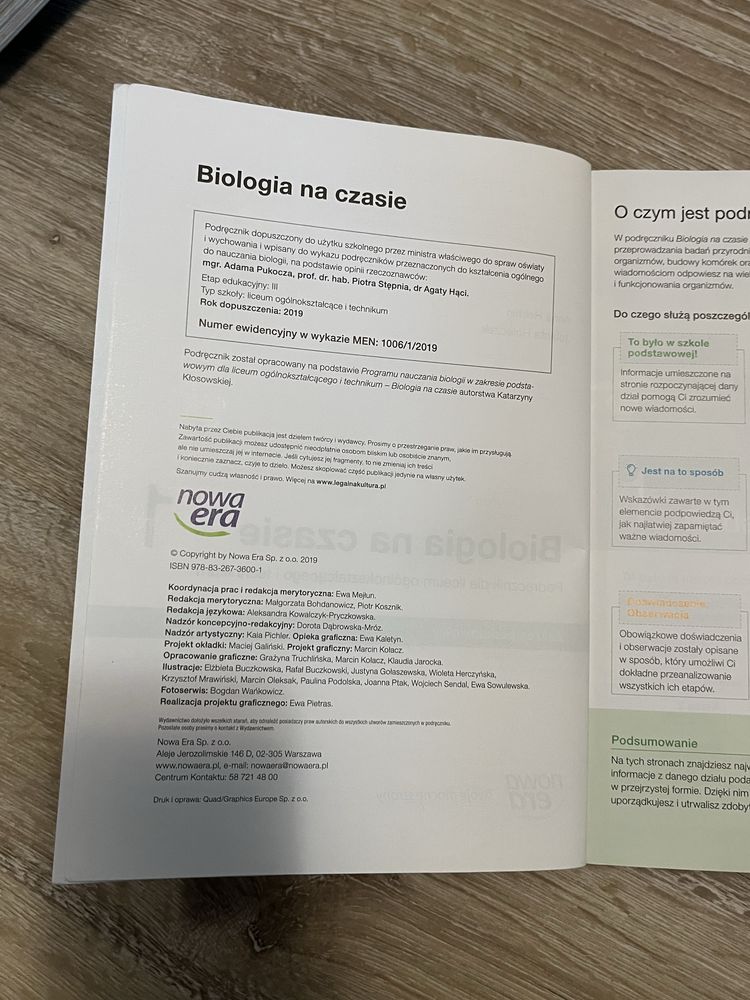 Podręcznik biologia na czasie 1