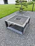 palenisko ogrodowe 4mm z rusztem 6mm o wymiarach 75x75 grill producent