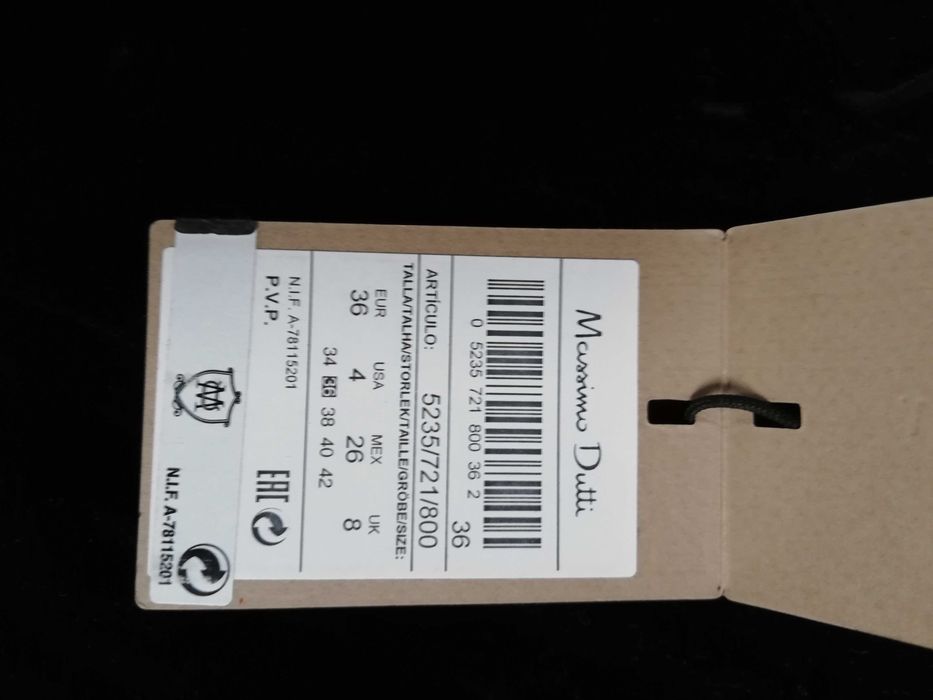 Nowa spódnica Massimo Duti 36 czarna