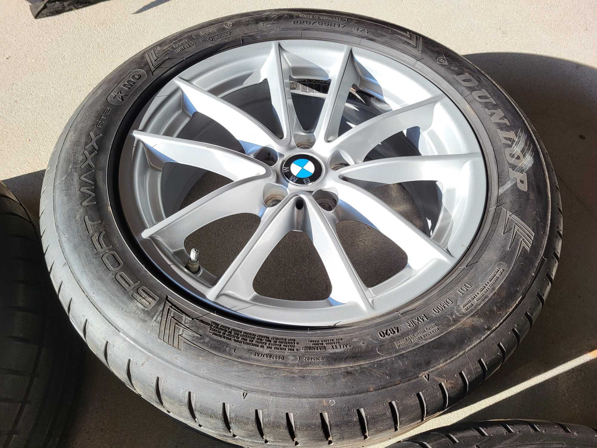 [L17] Koła letnie BMW 17 Cali 5x112 Dunlop 225/55/17 5mm BMW 5