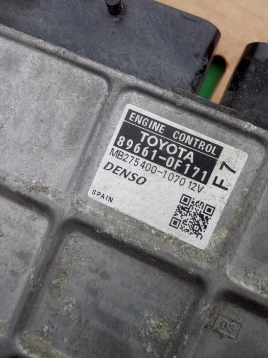 TOYOTA VERSO 09-18 1,6 valvematic komputer zestaw sterownik
