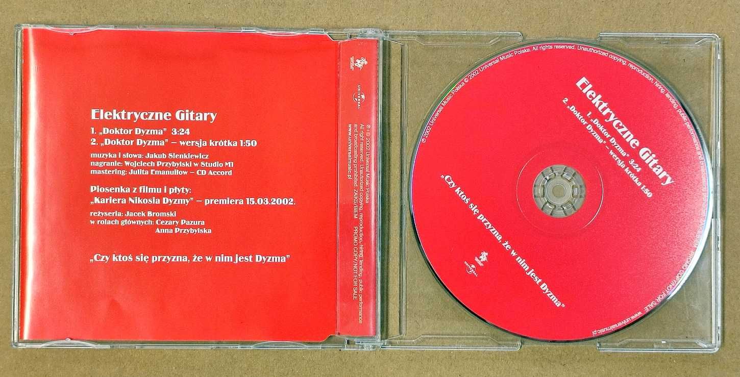 Płyta Elektryczne Gitary Doktor Dyzma CD kolekcjonerski singiel