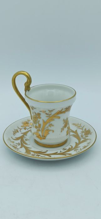 Porcelana OHC  OHASHI JAPONIA Złota Filiżanka Duo MOKKA Piękna