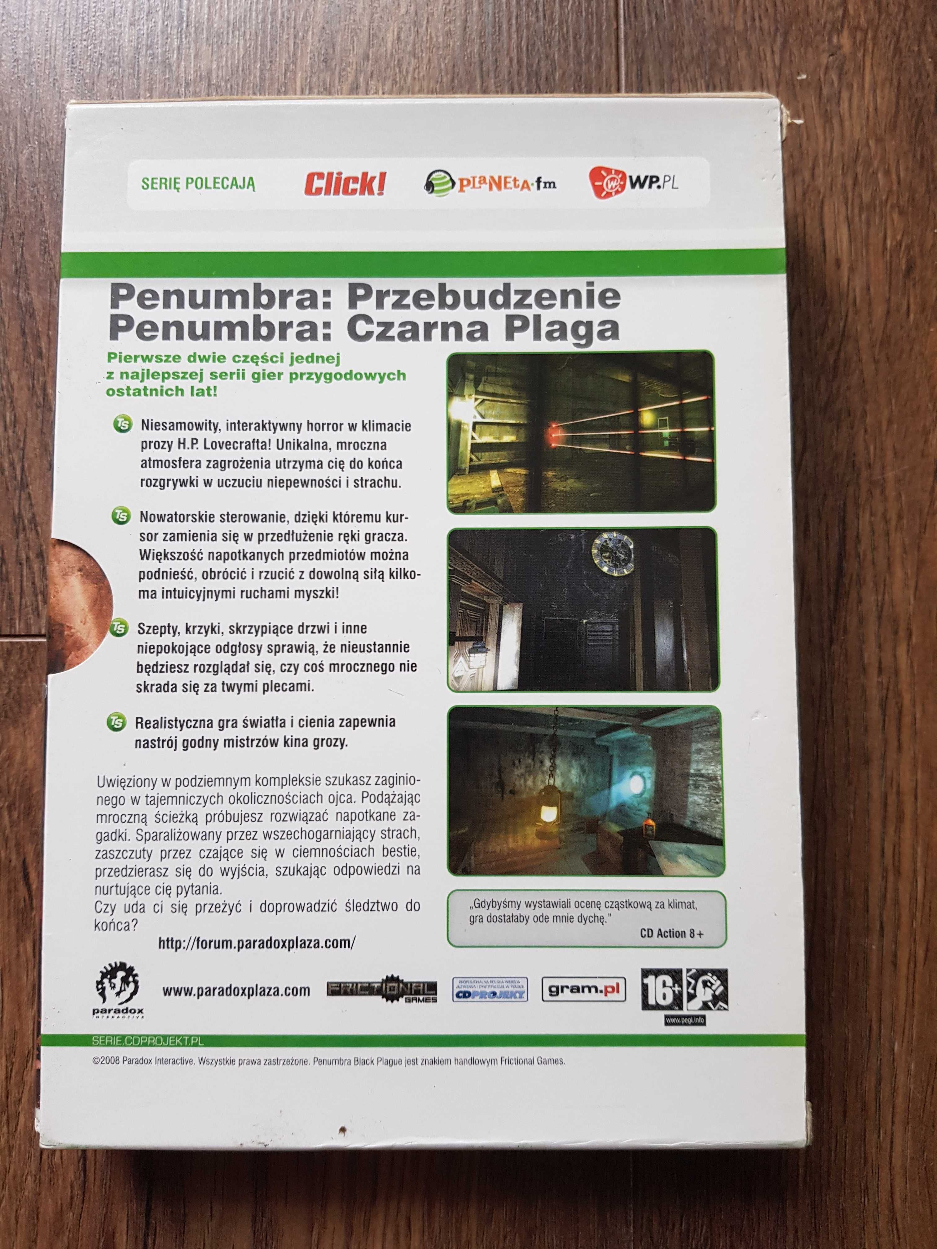 Gra CD Penumbra Przebudzenie i Czarna plaga