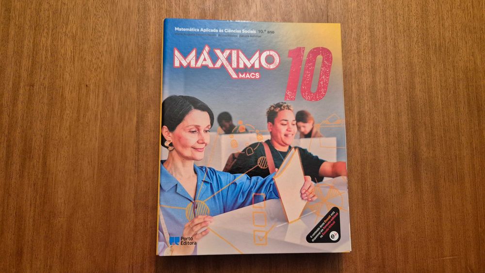 Vendo Dossier do Professor e Manual de MACS "MÁXIMO" 10ºAno - NOVO!
