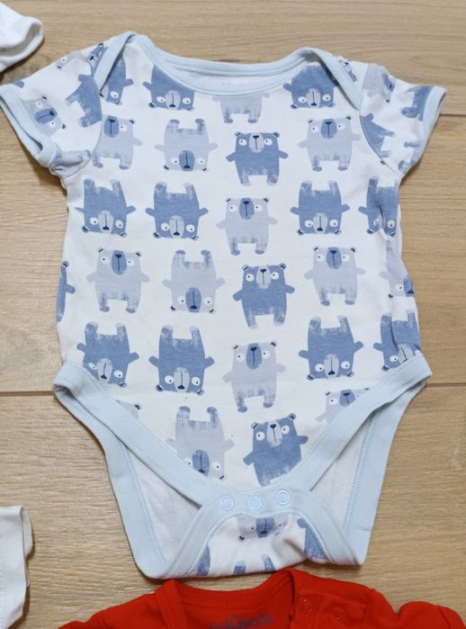 GAP 74 80 body krórki rękaw zestaw 4 szt Polska dla chłopca chłopięce