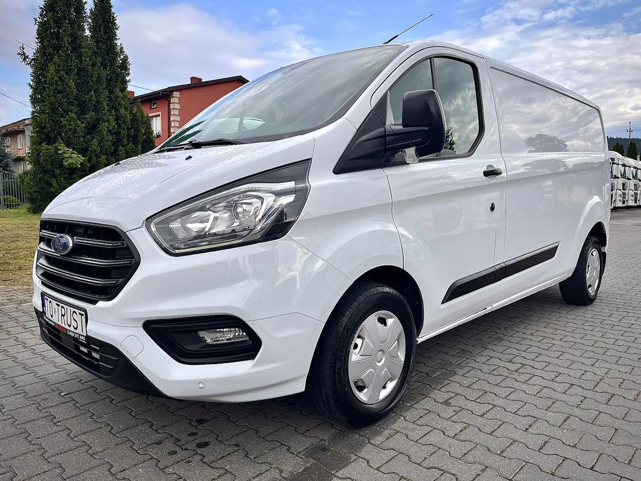 Ford TRANSIT CUSTOM LONG / SALON POLSKA / BEZWYPADKOWA / FAKTURA VAT 23%  L2H1 / HAK / TEMPOMAT / Pierwszy właściciel / Salon Polska / VAT 23%