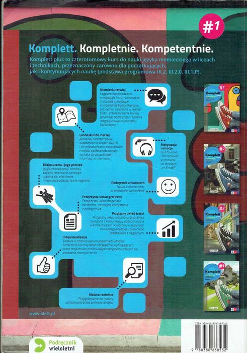 Komplett plus 1. Podręcznik wieloletni (seria Komplett plus)
