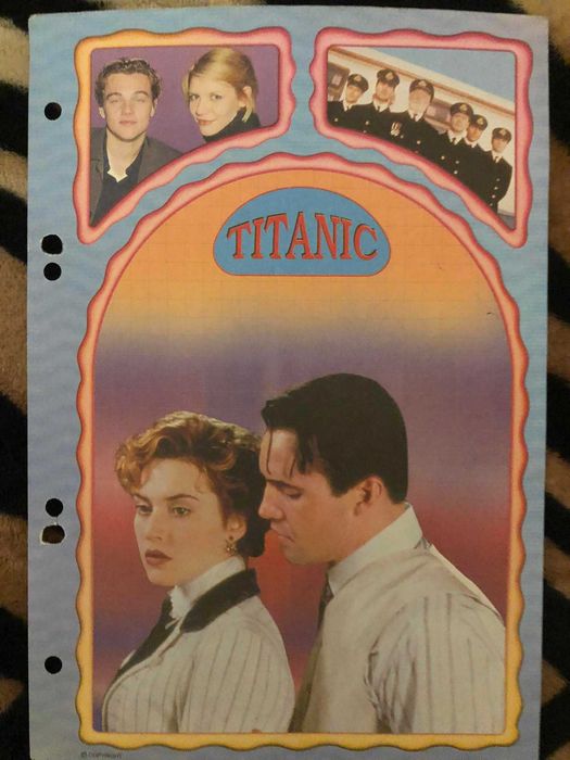 Duża karteczka do segregatora Titanic