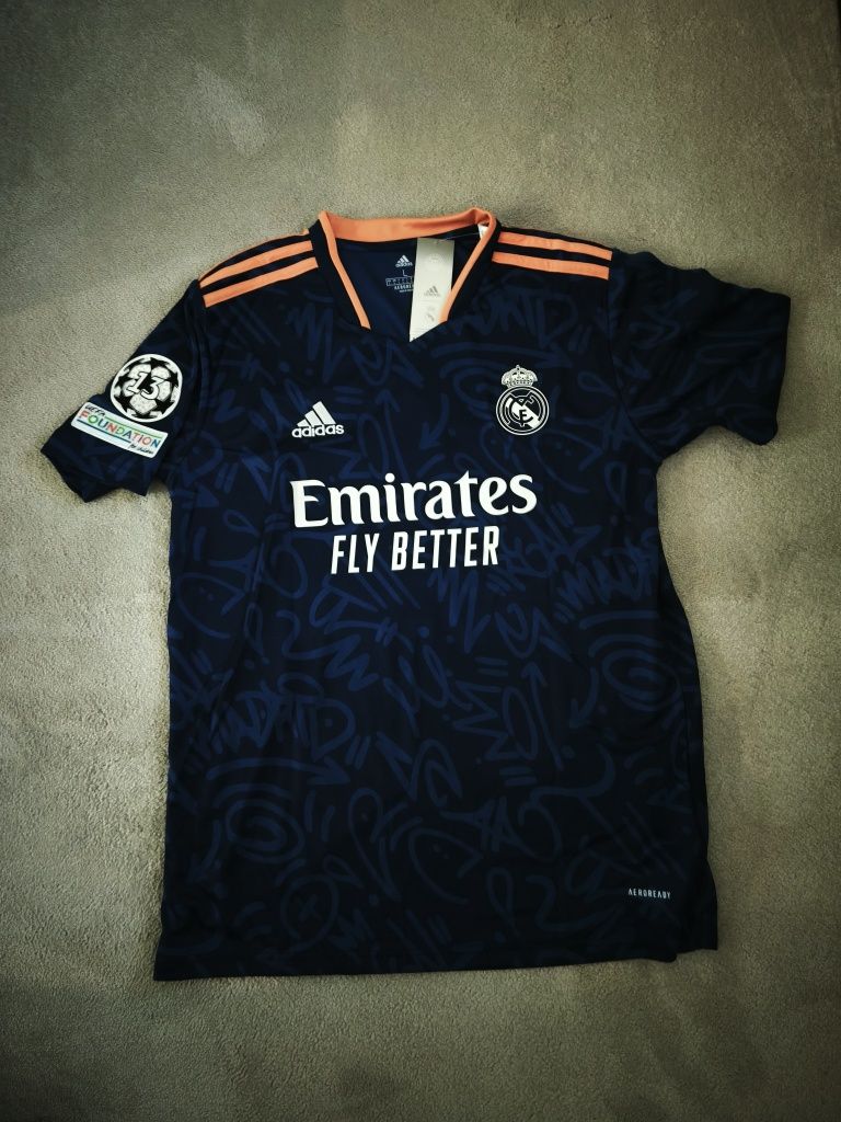 Camisola Real Madrid alternativa 21/22(Vini Jr)