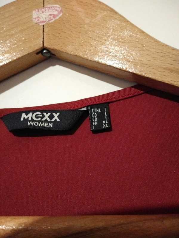 Koszulka bluzka, t-shirt wiśniowy Mexx rozmiar M/L