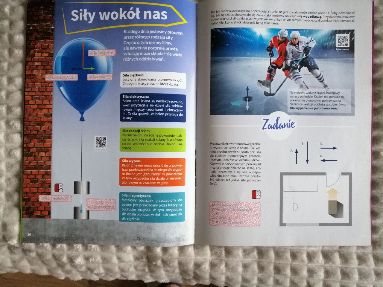 Książka edukacyjna do fizyki