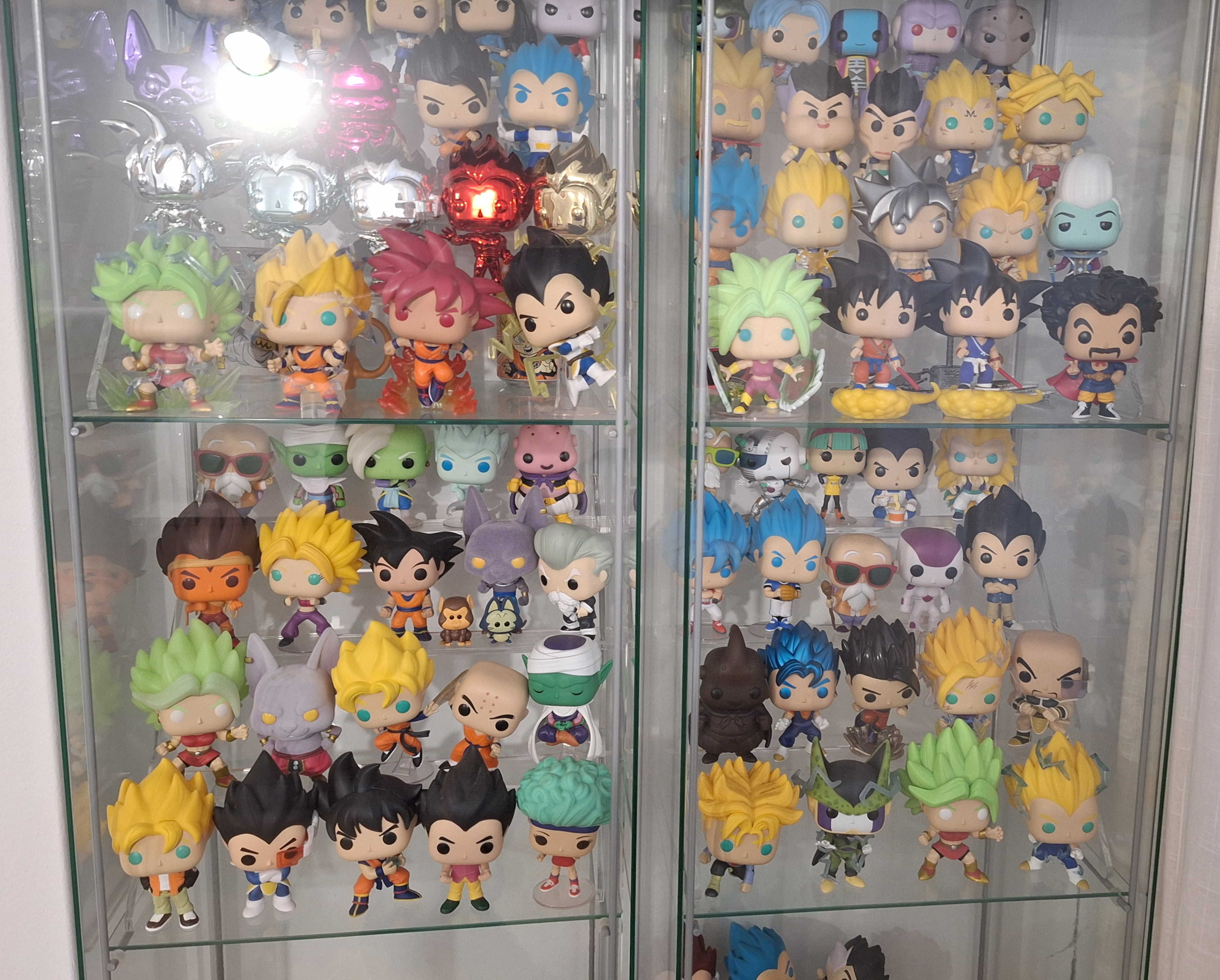 Escadas em acrílico transparente para Funko Pops - Vitrine Deltof Ikea
