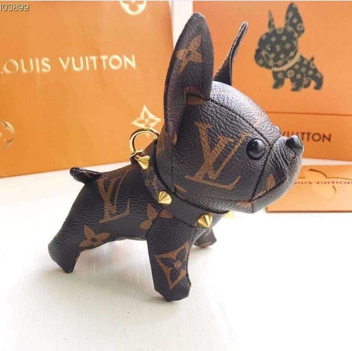 Porta-Chaves Louis Vuitton "Dog Edition" Novo