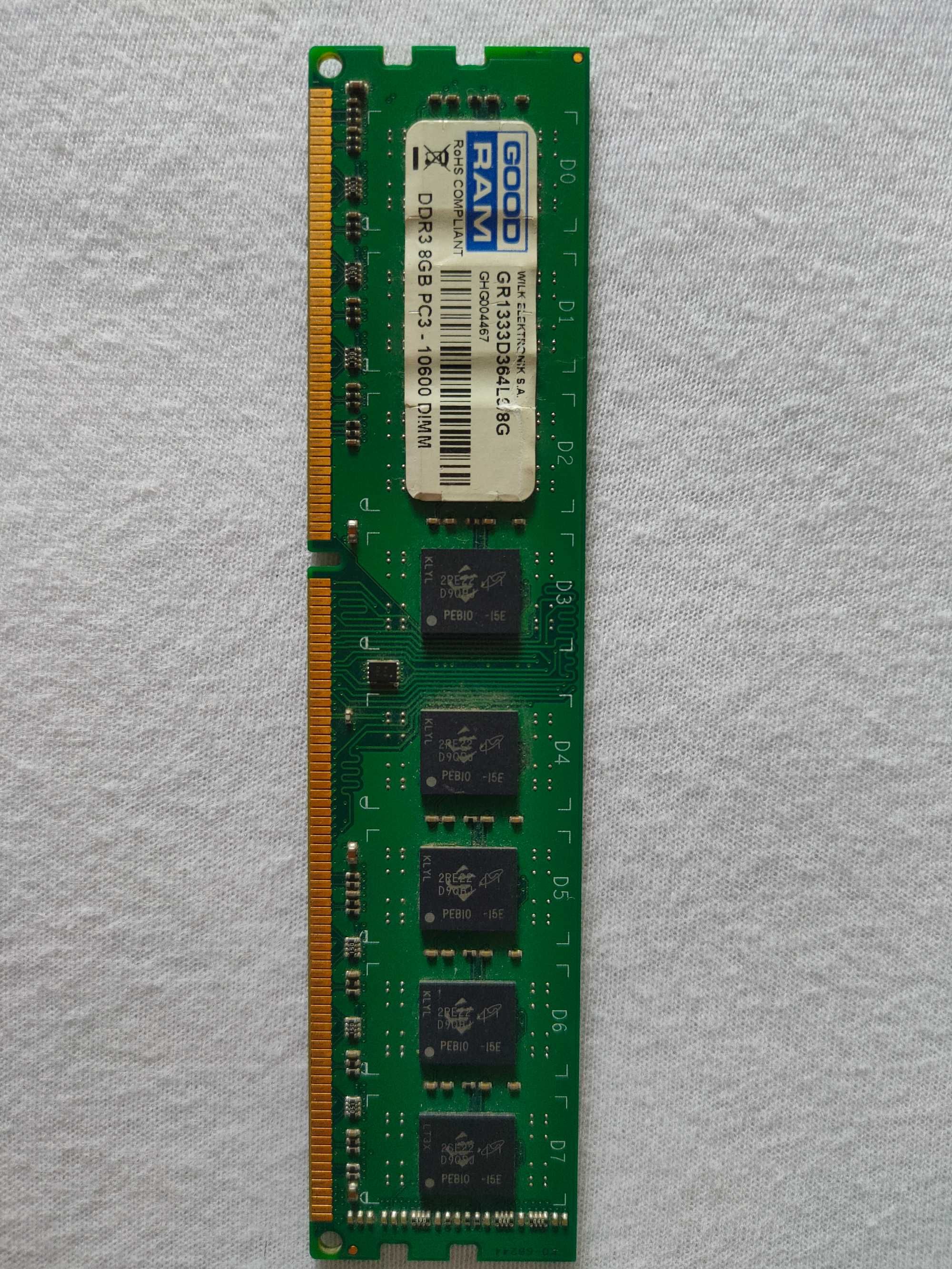 DDR3 GOOD RAM  8GB  10600
